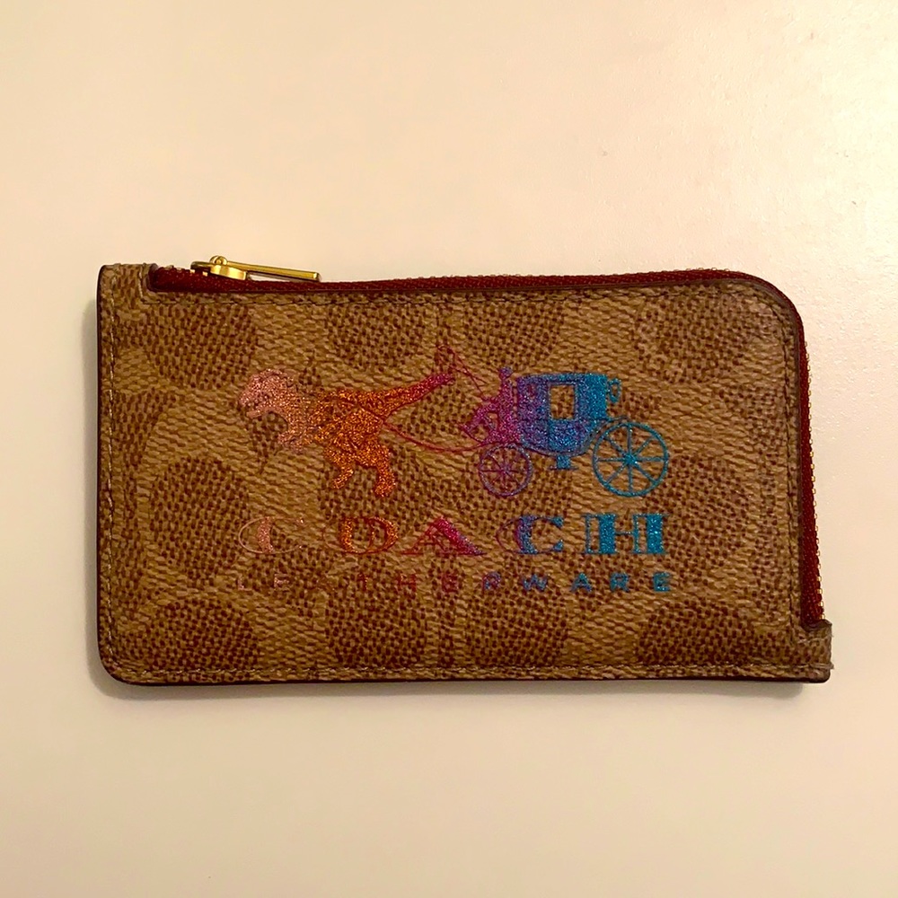 COACH Women’s Rexy Zip Leather Card Case